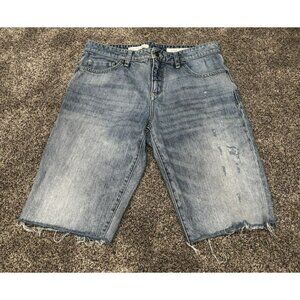 Pilcro And The Letter Press Women’s Denim Shorts Hyphen Blue Size 30 EUC